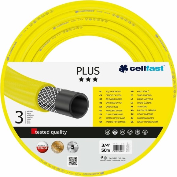 Садовый шланг Cellfastг PLUS 3/4'', 50 м 10-221 Садовый шланг Cellfastг PLUS 3/4'', 50 м 10-221