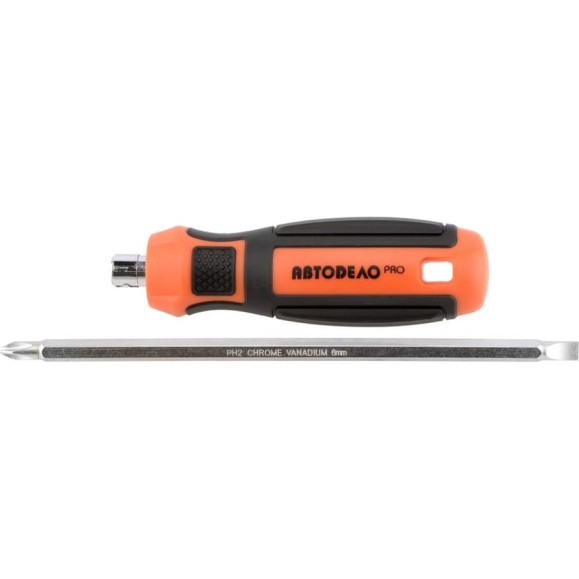 Комбинированная отвертка  АвтоDело PH2-SL6 L=150mm PRO 39572 16091
