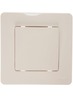 1-клавишный переключатель Systeme Electric BLANCA 10А, 250B, МОЛОЧНЫЙ BLNVS010602