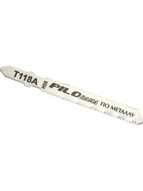 Пилки (2 шт; HSS; 21 TPI; 75x50 мм; h=1.5-3 мм) для лобзика T118A Pilorama 541181