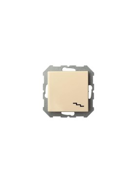 Проходной одноклавишный выключатель LIREGUS Эпсилон IP6 10-001-01 E/S кремовый, без рамки 28-058