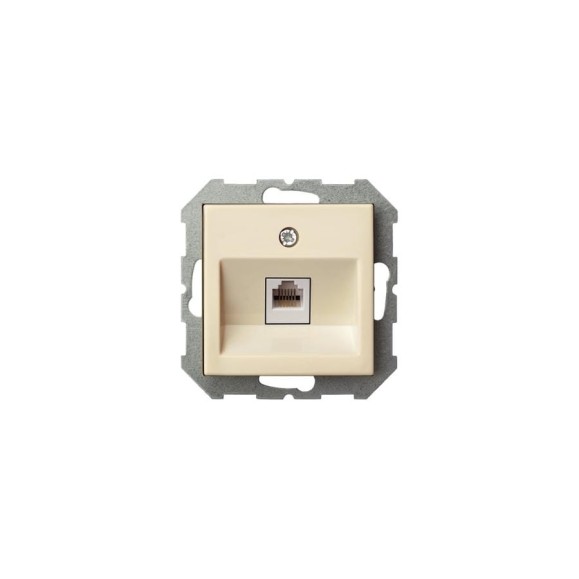 Розетка для интернета LIREGUS Эпсилон IKL-001-01 E/S кремовый 28-082