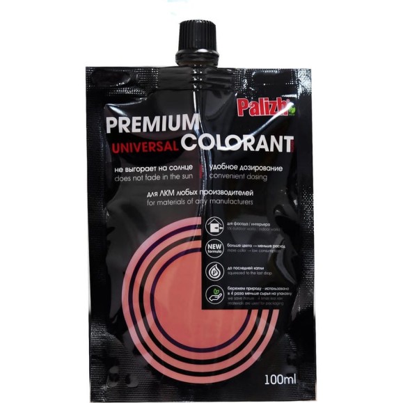 Колер PALIZH №2010 PREMIUM фасад 0,1л гранат 11605786