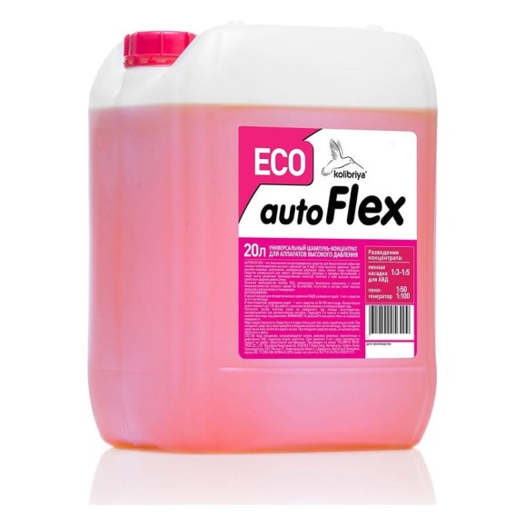 Шампунь-концентрат AutoFlex ECO 20 л для бесконтактной мойки Kolibriya 55637