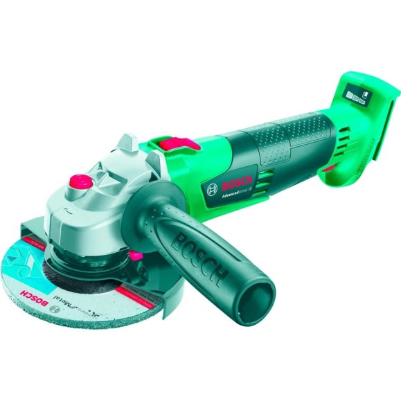 Угловая шлифовальная машина Bosch AdvancedGrind 18 без аккумулятора и з/у 06033D9000