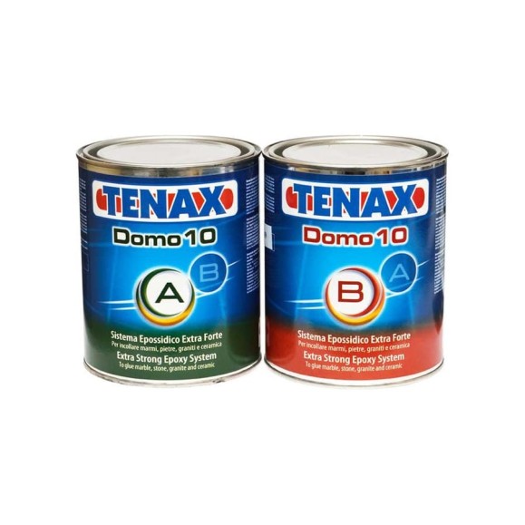 Эпоксидный клей Tenax Domo-10 белый, 1 л, 2 шт. 039210101