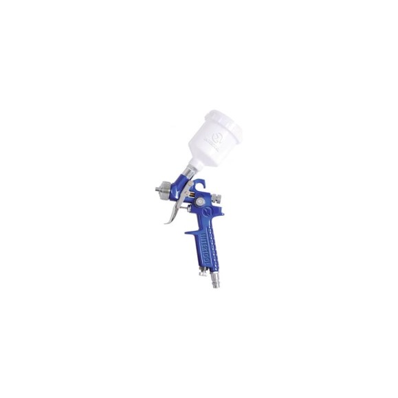 Пневматический краскопульт INTERTOOL MINI, форсунка 0.8 мм, бачок 125 мл, PT-0101