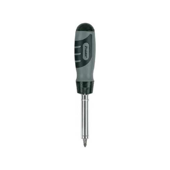 Отвертка с насадками ProsKit 8PK-SD010 12шт, убираются в ручку С00035814