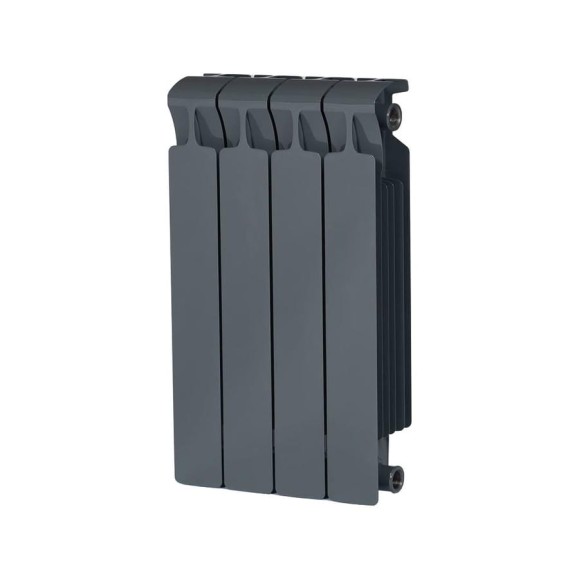 Биметаллический радиатор RIFAR MONOLIT 500 Титан 04 секц. бок. R-MN-500-04-TI