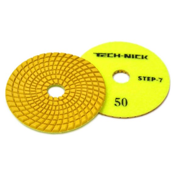 Круг алмазный гибкий шлифовальный АГШК STEP 7 (100x3.5 мм; Р50) TECH-NICK 111120006 Круг алмазный гибкий шлифовальный АГШК STEP 7 (100x3.5 мм; Р50) TECH-NICK 111120006