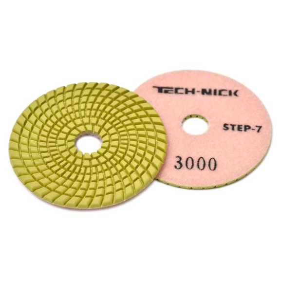 Круг алмазный гибкий шлифовальный АГШК STEP 7 (100x3.5 мм; Р3000) TECH-NICK 111120012 Круг алмазный гибкий шлифовальный АГШК STEP 7 (100x3.5 мм; Р3000) TECH-NICK 111120012