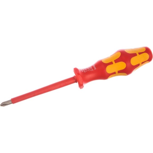 Отвёртка диэлектрическая Wera, VDE, PH 2х100 мм, WE-006154