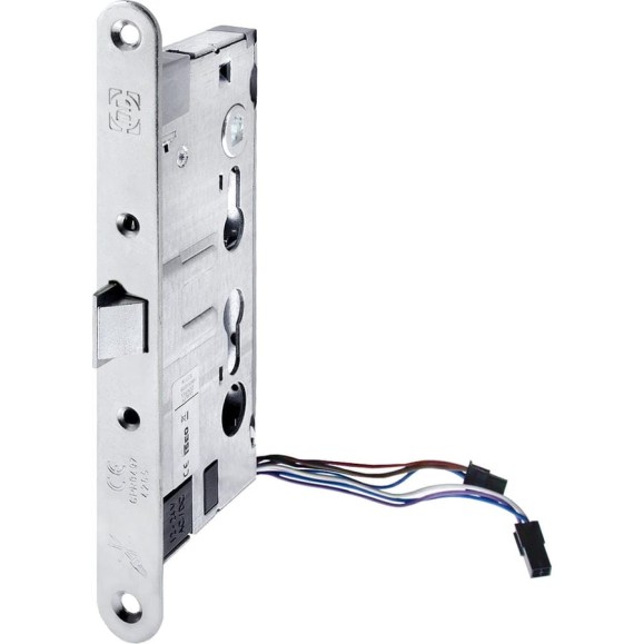 Корпус огнестойкого соленоидного замка DOORLOCK DL 1901EM/65mm/NO/L левый, антипаник, нормально открытый, 12V-24V AC/DC, PZ72, ZN front 24x235 75418