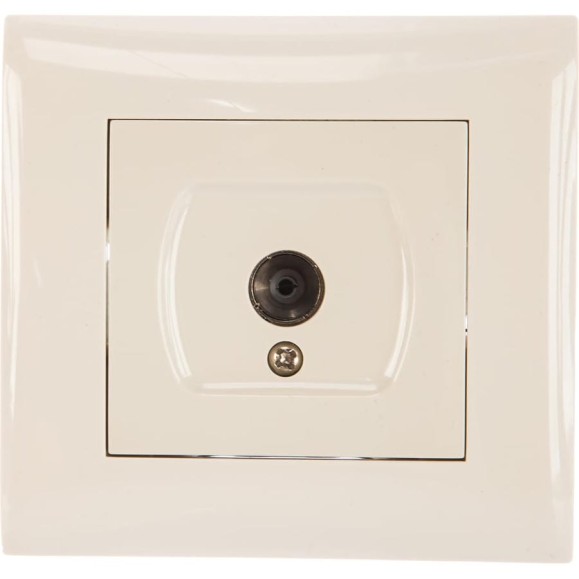 Телевизионная розетка Volsten V01-12-T11-S Magenta Crema, 9047