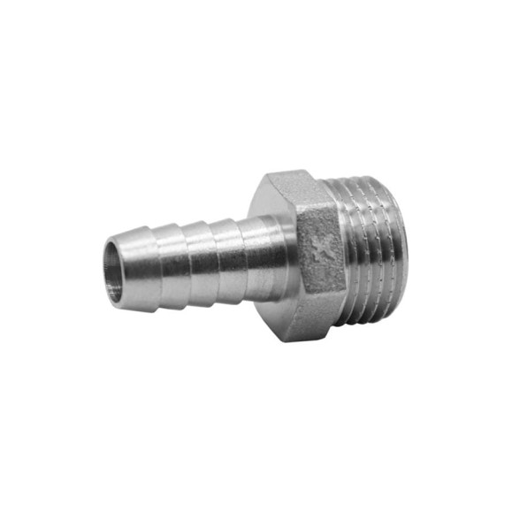Штуцер никелированный для присоединения шланга (НР 1/2" x 10 мм) IVANCI IVC.104650.N.03 Штуцер никелированный для присоединения шланга (НР 1/2" x 10 мм) IVANCI IVC.104650.N.03