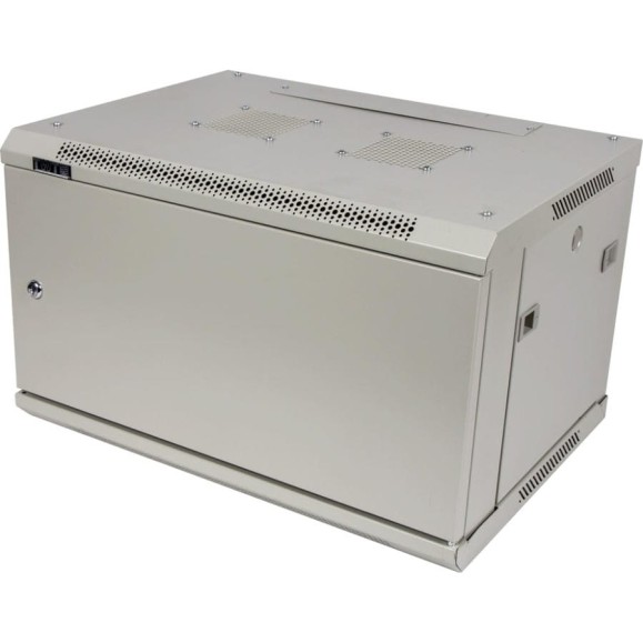 Настенный шкаф TWT Pro 27U 600x450 металлическая дверь TWT-CBWPM-27U-6x4-GY