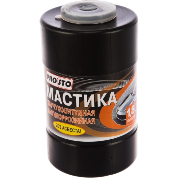 Каучукобитумная мастика PRO.STO 1,8 л 003-00067 Каучукобитумная мастика PRO.STO 1,8 л 003-00067