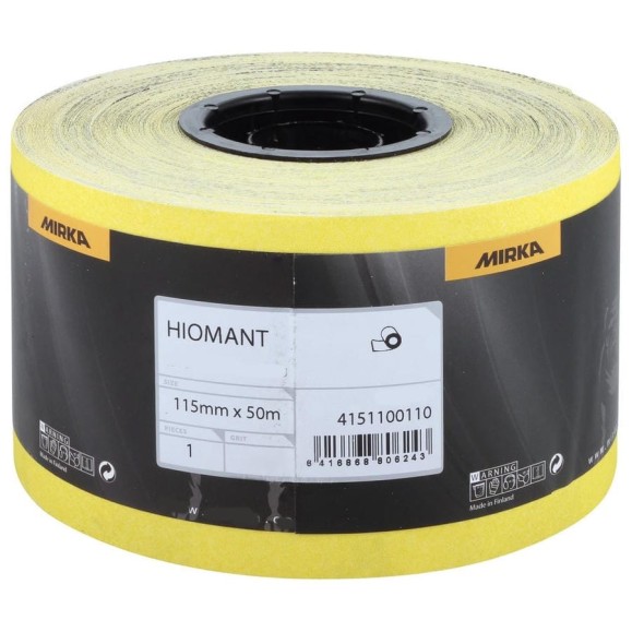 Бумага шлифовальная HIOMANT (115 мм; 50 м; Р100) Mirka 4151100110 Бумага шлифовальная HIOMANT (115 мм; 50 м; Р100) Mirka 4151100110