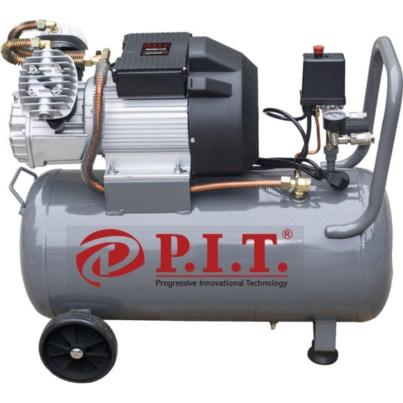 Компрессор P.I.T. 2.5кВт, 350л/мин, 50л, 2 выхода PAC016003-2,5/50 Компрессор P.I.T. 2.5кВт, 350л/мин, 50л, 2 выхода PAC016003-2,5/50