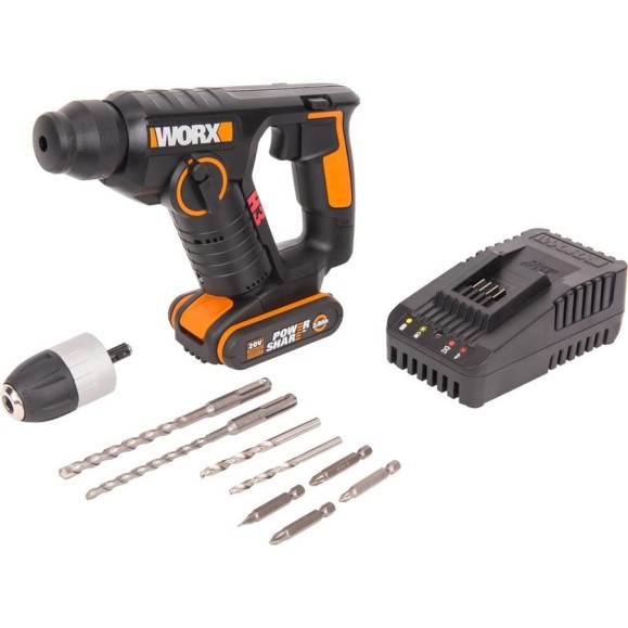 Аккумуляторный перфоратор WORX WX394.3 Аккумуляторный перфоратор WORX WX394.3