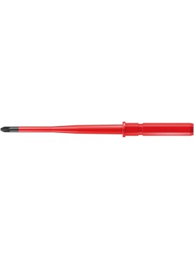 Сменная тонкая отвёртка WERA Kraftform Kompakt VDE 65 iS PZ/S PlusMinus PZ/S 2x154 мм WE-003448