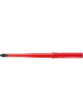 Сменная отвёртка с зауженным стержнем WERA Kraftform Kompakt VDE 65 iS PZ1x154 мм WE-003455