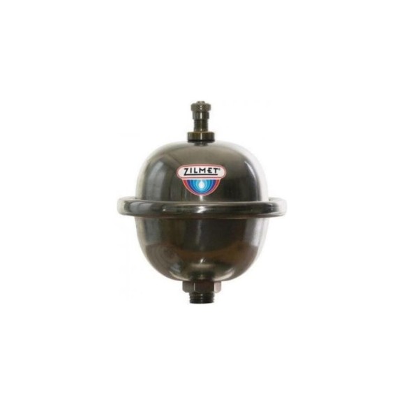 Расширительная емкость Zilmet INOX-PRO 0,16 л, 15 Бар, 1/2" G, -10 +99 С, серый 11B000AA00