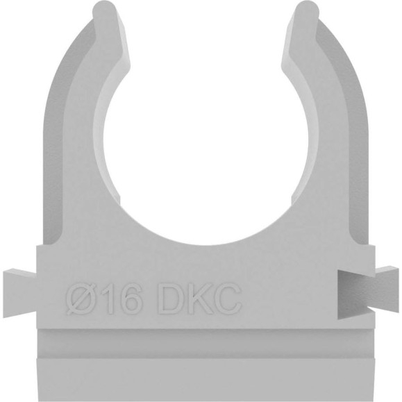 Держатель с защелкой DKC д16 мм упак 10 шт. 51016R10 Держатель с защелкой DKC д16 мм упак 10 шт. 51016R10