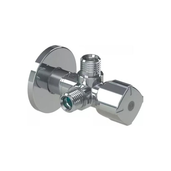 Двойной кран Arco TWIN, 1/2"x1/2"x1/2" - латунь хромированная CQ4105 00049187 Двойной кран Arco TWIN, 1/2"x1/2"x1/2" - латунь хромированная CQ4105 00049187