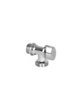 Вентиль для стиральной машины Arco 1/2"х3/4", серия L, латунь хромированная NOVFR729 00049185
