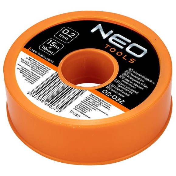 Фумлента NEO Tools 15 м x 19 мм x 0.2 мм 02-032