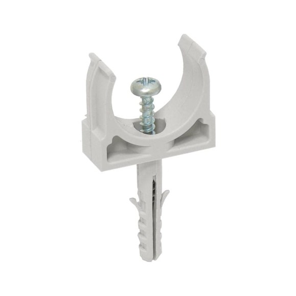 Крепеж для трубы с защелк. и дюбелем IEK 32 мм CT32 ИЭК CTA10D-CT32-K41-050 Крепеж для трубы с защелк. и дюбелем IEK 32 мм CT32 ИЭК CTA10D-CT32-K41-050