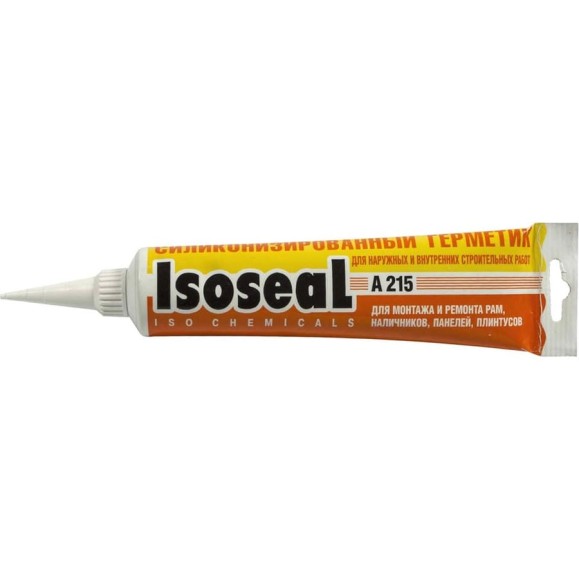 Акриловый силиконизированный герметик для дерева и паркета ISOSEAL A215, светлое дерево, 115 мл 2150308
