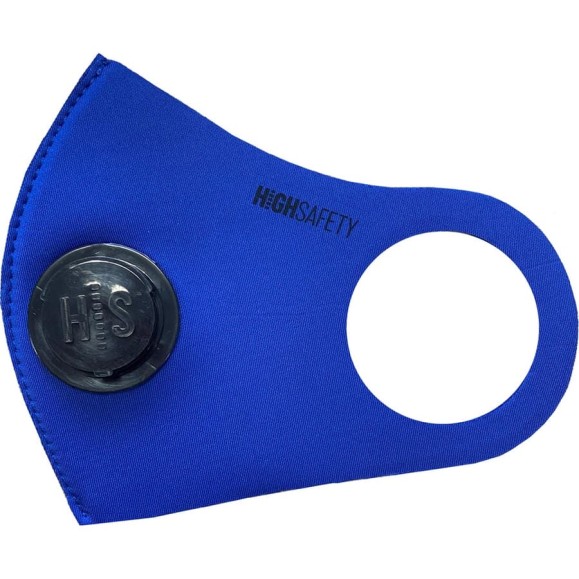 Многоразовая неопреновая защитная маска HIGH SAFETY с клапаном, синий, L/XL, HS-M01-KBL-LXL1 Многоразовая неопреновая защитная маска HIGH SAFETY с клапаном, синий, L/XL, HS-M01-KBL-LXL1