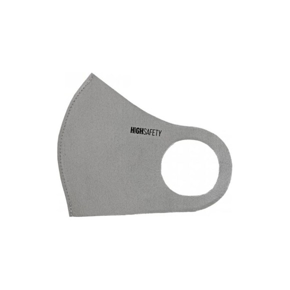 Многоразовая неопреновая защитная маска HIGH SAFETY, серый, L/XL HS-M01-GR-LXL1