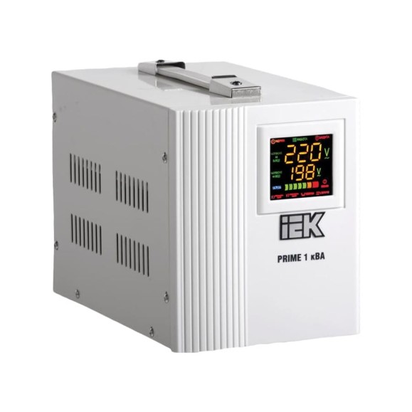 Стабилизатор напряжения IEK Prime, 1кВА, переносной IVS31-1-01000 300294