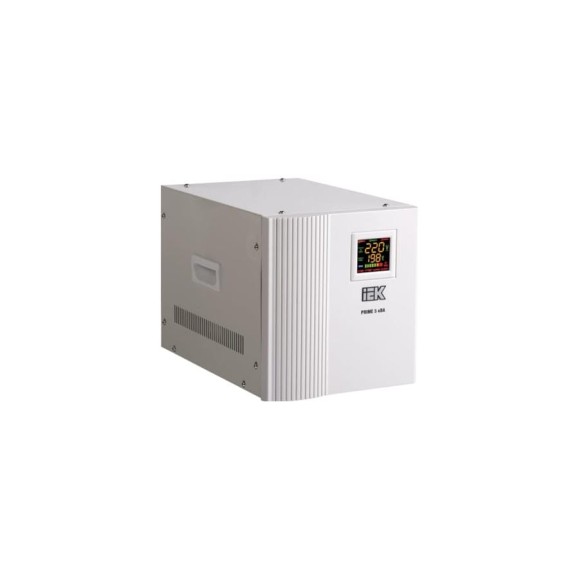 Стабилизатор напряжения IEK Prime, 5кВА, переносной IVS31-1-05000 300298 Стабилизатор напряжения IEK Prime, 5кВА, переносной IVS31-1-05000 300298