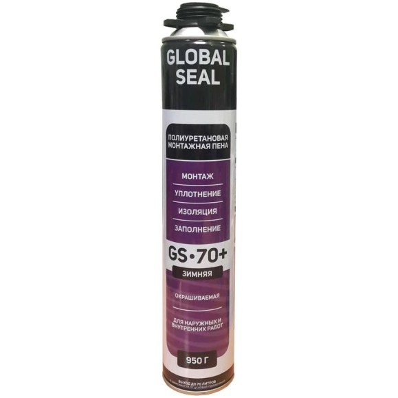Монтажная профессиональная пена GlobalSeal GS-70+, зимняя, 950 гр, 3702121