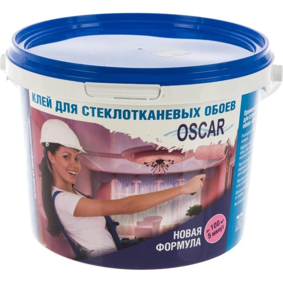 Клей для стеклообоев Oscar сухой, 800 г GO800 Клей для стеклообоев Oscar сухой, 800 г GO800