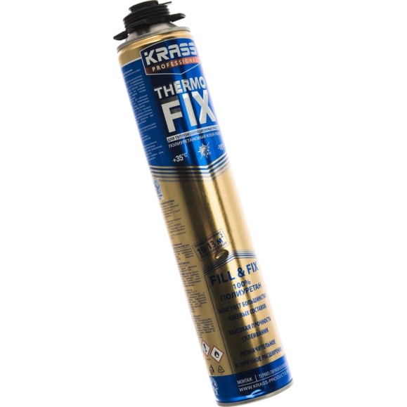 Клей-пена KRASS Professional ThermoFix для теплоизоляционных работ 0,75 л Лк-00010328
