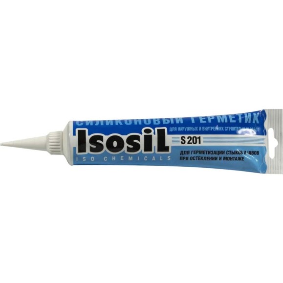 Универсальный силиконовый герметик Isosil S201, бесцветный, 115 мл 2010008 Универсальный силиконовый герметик Isosil S201, бесцветный, 115 мл 2010008