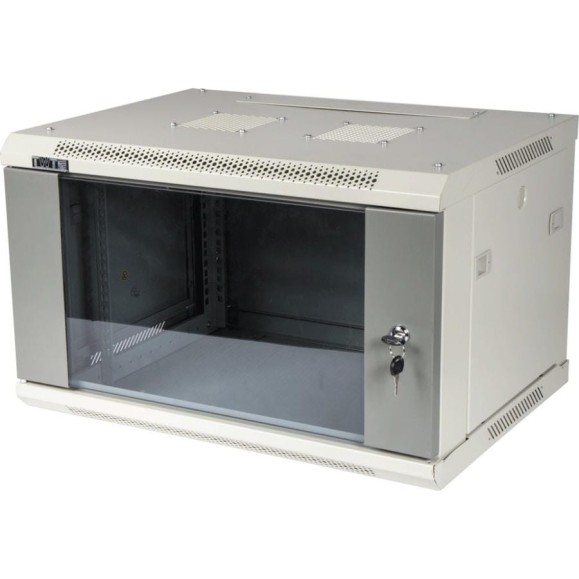 Настенный шкаф  серии Pro, 22U 600x450, стеклянная дверь, 2 ЧАСТИ TWT-CBWPG-22U-6x4-GY
