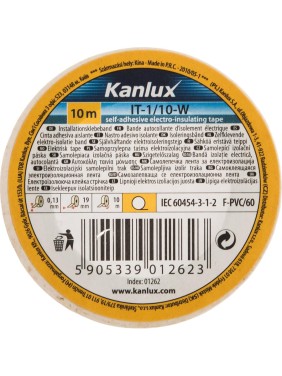 Изолента Kanlux IT-1/10-W/ 1262