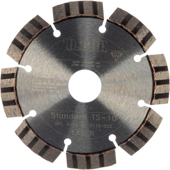 Диск алмазный Standard TS-10 (115x2.2x22.23 мм) D.BOR S-TS-10-0115-022 Диск алмазный Standard TS-10 (115x2.2x22.23 мм) D.BOR S-TS-10-0115-022