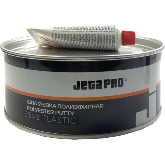 Полиэфирная шпатлевка для пластика PLASTIC, черная, 0,25 кг Jeta PRO 5548/0,25