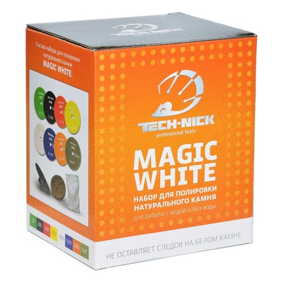 Набор Magic White для полировки камня TECH-NICK 25123001 Набор Magic White для полировки камня TECH-NICK 25123001