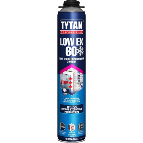 Профессиональная пена TYTAN PROFESSIONAL LOWEX 60 зимняя 750 мл 97488