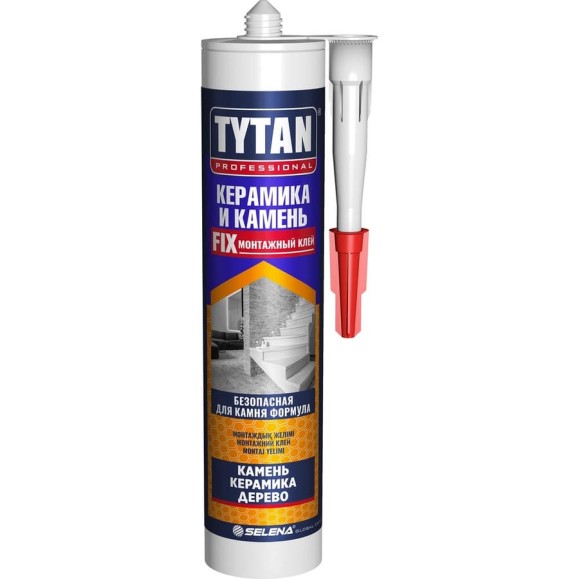 Экспресс-клей TYTAN PROFESSIONAL камень, керамика, древесина, белый 310мл 96207 Экспресс-клей TYTAN PROFESSIONAL камень, керамика, древесина, белый 310мл 96207