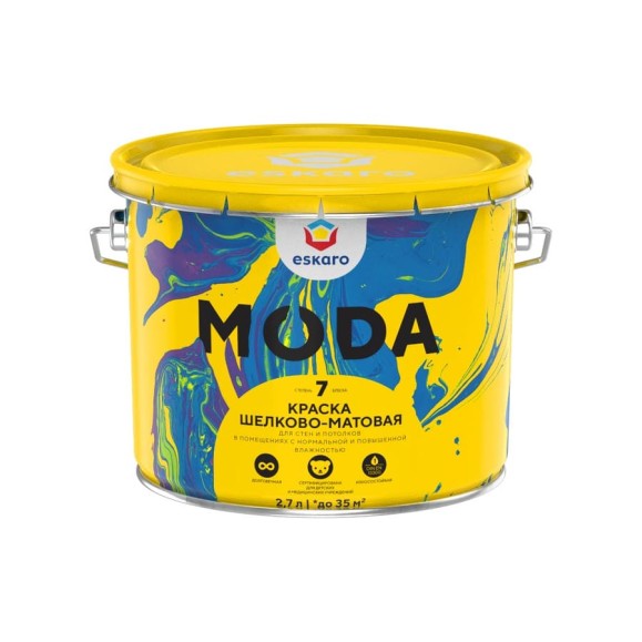 Краска Eskaro MODA 7 2,7 л K0215 Краска Eskaro MODA 7 2,7 л K0215