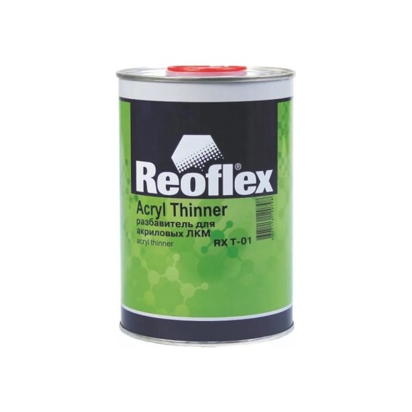 Разбавитель для акриловых ЛКМ Reoflex 0,5 л RX T-01/500 Разбавитель для акриловых ЛКМ Reoflex 0,5 л RX T-01/500